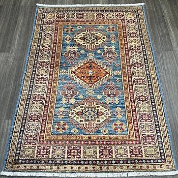 130x83cmトライバルラグアフガニスタン ガズニーウール手織り絨毯 Amazon.co.jp: 手織り絨毯 ファインガズニウールラグトライバルラグ